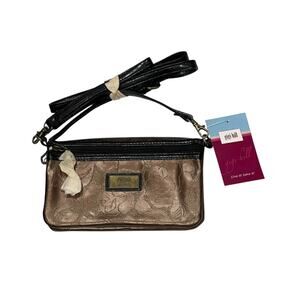 Gigi Hill Los Angeles Small  Tan Cow Print Purse Crossbody